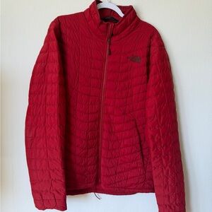 The North Face Cherry Red Puffer Jacket